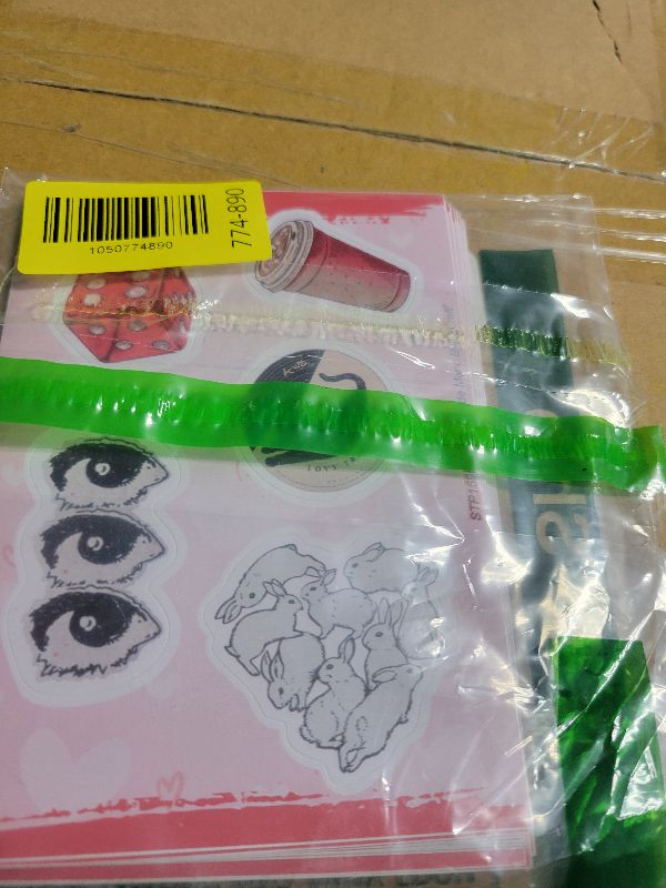 Photo 1 of 100Pcs Red Aesthetic Stickers - Cool Y2K Stickers for Water Battle, Laptop - Downtown Girl Party Supplies, Decoration