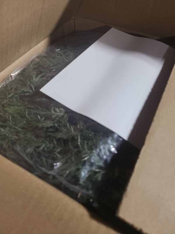 Photo 1 of 2 Pcs 9 Feet Christmas Cedar Garland - Thick & Lush Realistic Artificial Green Faux Cedar Pine Needles Garland for Christmas Winter Home Mantel Fireplace Holiday Party Decor