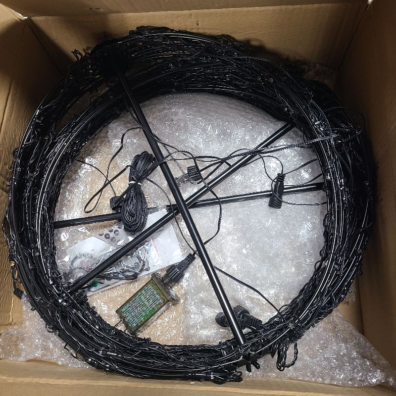 Photo 1 of 16" Christmas LED Light Globe (3 Pack) with Multiple Auto Timing and Glow Modes, Folding Light Ball for Holiday Decor, Patio, Indoor/Outdoor Decorations LED Ball Lights Sphere (Color-Changeable)