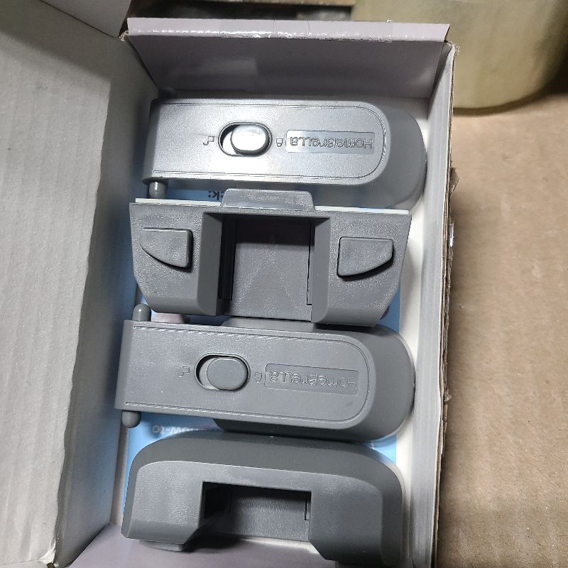 Photo 1 of 2-Pack Child Proof Fridge Lock with Adhesive - No Tools Required - Refrigerator Lock for Kids - Freezer Latch to Keep Door Closed - for Toddlers, Cats, & Dogs.