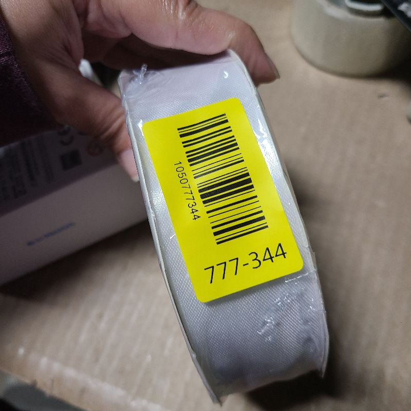 Photo 1 of 1-1/2" Wide x 100 Yards Single Faced Satin Ribbon - White, Use for Bows, Bouquets, Gift Wrapping, Wedding Decorations, Floral Arrangements