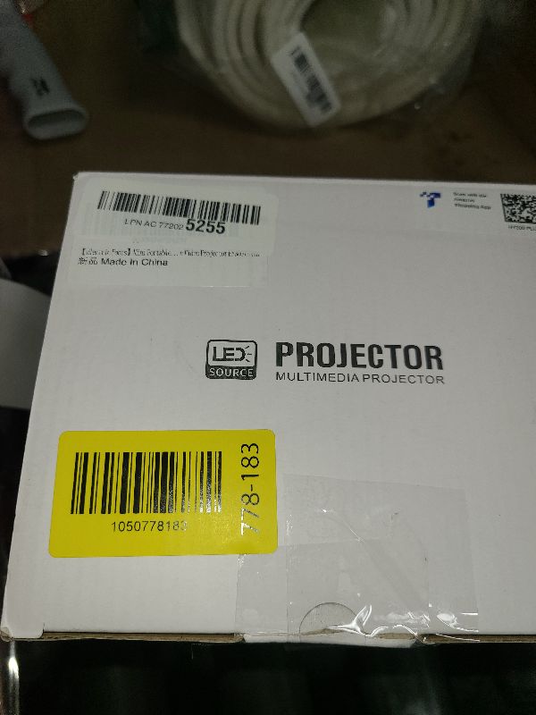 Photo 1 of [Electric Focus]Mini Portable Projector with 4K Support, Bluetooth 5.4 WIFI6, 5watt Sound Base Speaker, 260 ANSI, Android 11, 210° Rotation , Auto Keystone Correction Video Projector HY300 PLUS