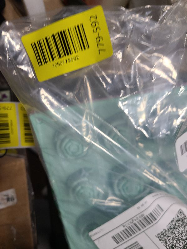 Photo 1 of 2 Pack Rose Fondant Silicone Molds, Non Stick 15 Cavity Silicone Rose Mold for Candy, Chocolate, Jelly, Soap & Ice Cube, Heat-Resistant & Dishwasher Safe Molds for Fondant Cake Decorating and Baking