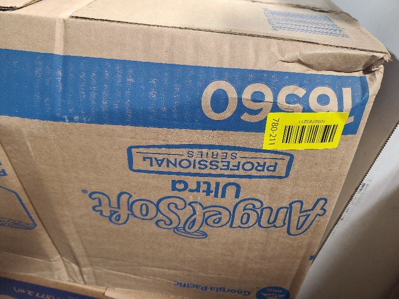 Photo 1 of Georgia-Pacific Angel Soft Ultra Professional Series 2-Ply Embossed Toilet Paper by GP PRO (Georgia-Pacific), 16560, Paper, 60 Count (Pack of 1), White 24000 sheets per case