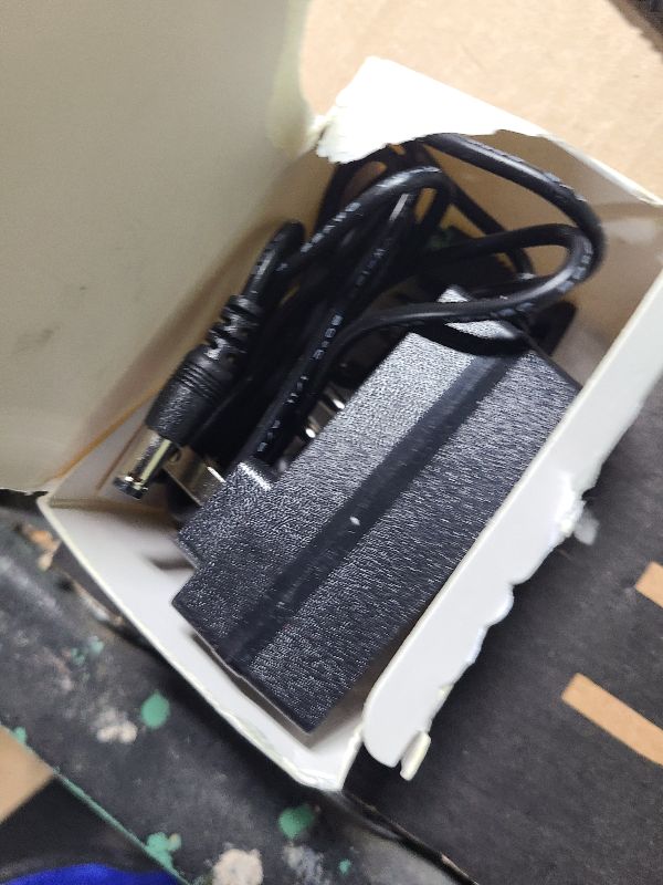 Photo 1 of 12V 2A 1A Power Supply AC Adapter with 8 Tips, Regulated 12 Volts 2000mA Replacement Charger Cord Cable for LED Strip Light, CCTV Camera, BT Speaker, GPS, Webcam, Router, DC 12V Converter (6ft)