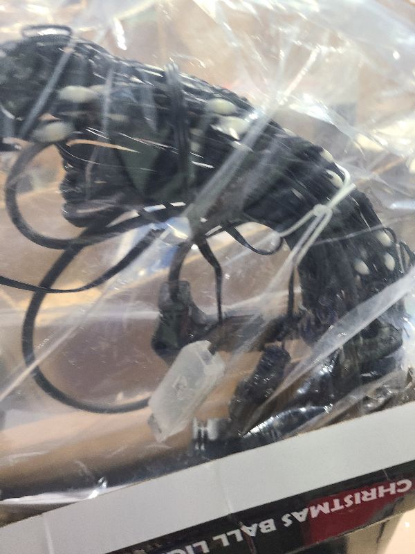 Photo 1 of 2 Pack 12" Hanging Lights Ball Christmas Outdoor Decorations, Christmas Spheres Lights App Control,Color Changing, Folable USB Globe Fairy Light for Indoor Porch Tree Decor