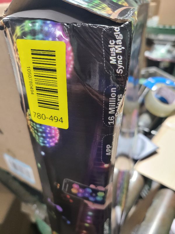 Photo 1 of 2 Pack 12" Hanging Lights Ball Christmas Outdoor Decorations, Christmas Spheres Lights App Control,Color Changing, Folable USB Globe Fairy Light for Indoor Porch Tree Decor