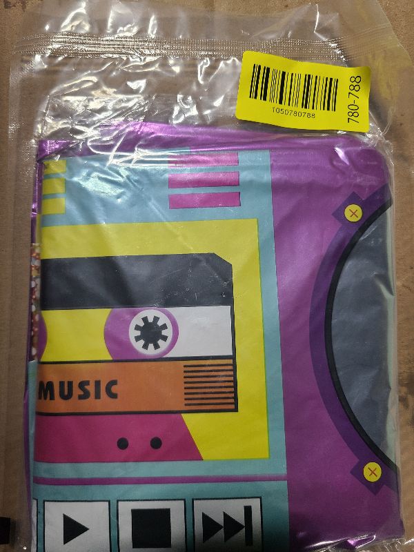 Photo 1 of 10 PCS Roller Skate Balloon Set 22 Inch Disco Ball Balloons Color Foil Boombox Balloon 80s 90s Retro Balloons for Disco Theme Hip Hop Birthday Party