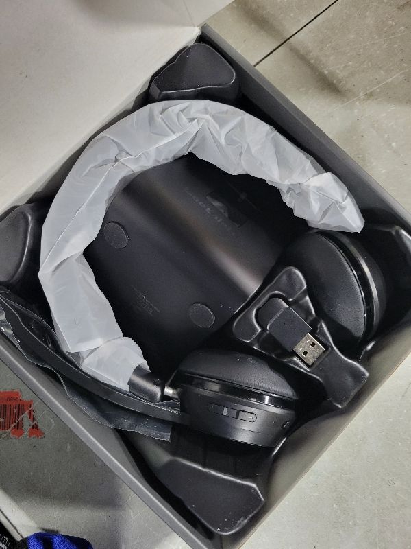 Photo 1 of (Upgraded Version) Wireless Headset, Bluetooth Headset with Noise Cancelling Microphone, Best Headphones with Mic Mute & USB Dongle for PC/Computer/Laptop/Cell Phones/Remote Work/Call Center