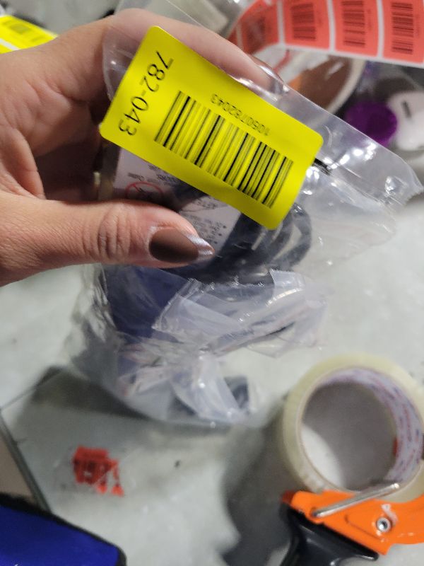 Photo 1 of 2 Prong Extension Power Cord 10 FT/2 Pack, Elecan US AC Male to Female Power Cable 125V 10A ETL Listed Outlets for NEMA 1-15P to NEMA 1-15R with Waterproof Safety Plug Cap+ Ties- Polarized