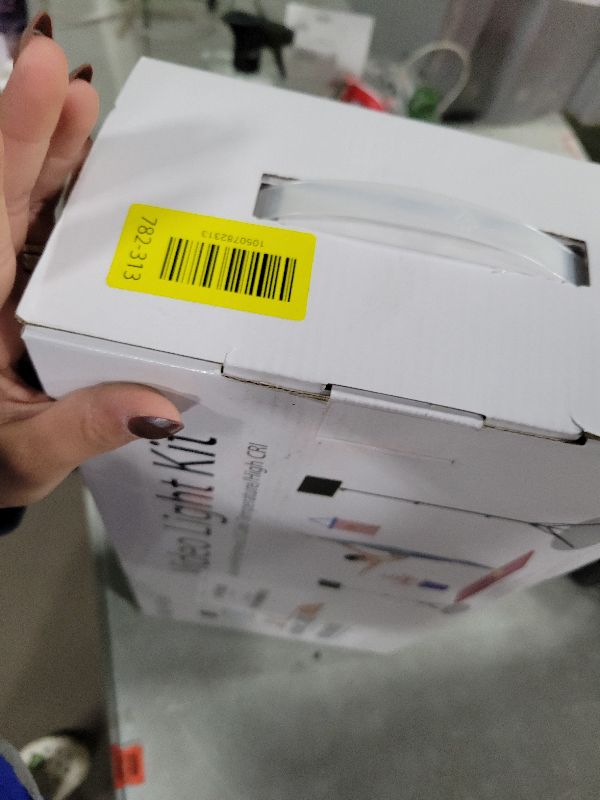 Photo 1 of 1-Pack LED Video Light Kit, NiceVeedi Photography Lighting Kit, 2800-6500K Dimmable Studio Light with Tripod Stand & Phone Holder, 73" Stream Light for Video Recording, Game Streaming, YouTube