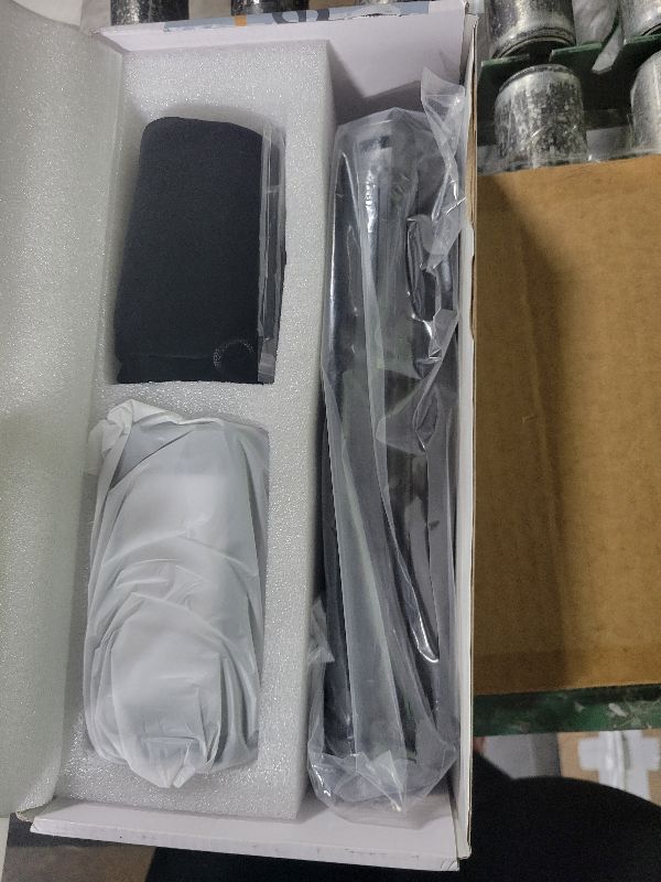 Photo 1 of 14000mAh Rechargeable Camping Light with Stand, Portable Work Light with 4 LED Lamp Heads, 4000LM Camping Essentials Gear Emergency Telescopic Camping Light with Remote, Black