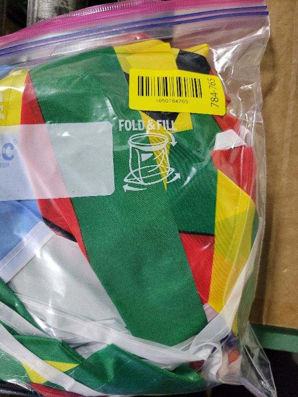 Photo 1 of 100 Countries String Flag, 82 ft International Flags Bunting Banner, World Flag Banner Decoration for World Cup Party, School, Sports Game Events, Grand Opening, Classroom