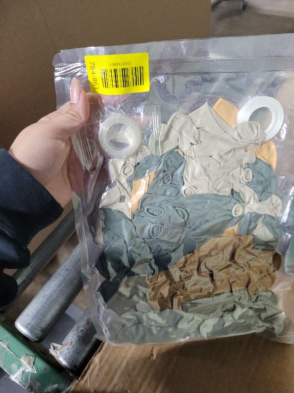 Photo 1 of 146Pcs Neutral Balloon Arch Kit, Sage Green Balloon Arch Kit with Green Nude White Balloons for Wedding Birthday Baby Shower Decorations