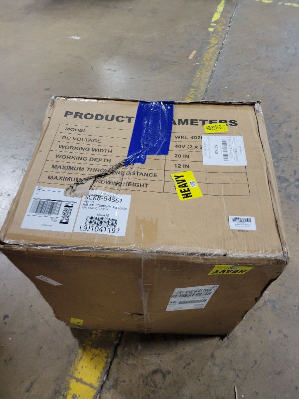 Photo 1 of 20" Cordless Snow Blower(No Battery), Compatible with Dewalt 20V Max Battery, Brushless Snow Thrower with Directional Plate & LED Lights, Electric Snow Blower Ideal for Walkways and Driveways