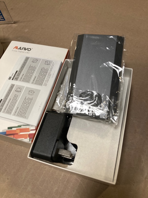 Photo 1 of MAIWO Dual M.2 NVMe SSD Enclosure with 4 RAIDs, M.2 NVMe PCIe RAID Enclosure Supports RAID0/1/PM/Large, USB 3.2 Gen2x2 Type-C 20Gbps Speed, 8TB Capacity