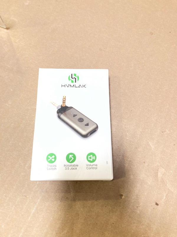 Photo 1 of HVMLAK Air88 Bluetooth Aux Adapter for Car, Aux Bluetooth 5.3 Receiver with Swivel 3.5mm Audio Jack for Home Stereo Speaker, Volume and Track Control, Handsfree Call, CD Sound, Metal Case
