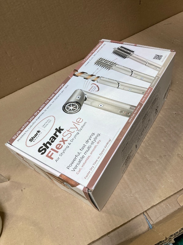 Photo 1 of Shark HD430REF (Refurbished) FlexStyle Air Styling & Drying System, Powerful Hair Dryer Brush & Multi-Styler with Auto-Wrap Curlers, Paddle Brush, Oval Brush, Concentrator Attachment, Stone (Renewed)