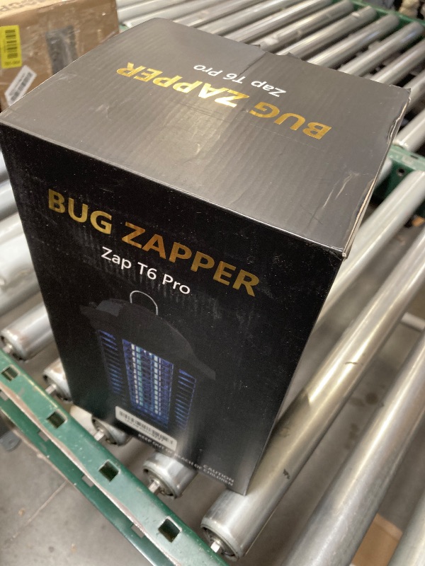 Photo 1 of GOOTOP Bug Zapper Outdoor, Mosquito Zapper, 3 Prong Plug in Electric Fly Zapper, Mosquito Killer, Fly Traps, Flying Insects Zapper Indoor Outdoor 90-130V, 4200V, ABS Plastic Outer (Black)