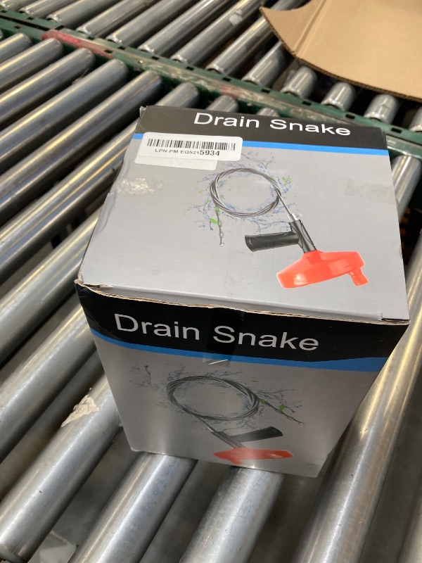 Photo 1 of Drain Snake Auger 33 Feet, Plumbing Snake Drain Hair Clog Removal Tool, Sink Unclogger Drain, Heavy Duty Toilet Snake Auger, Cleaner Tool for Bathroom Kitchen Tub Shower Drain Clog Remover with Gloves