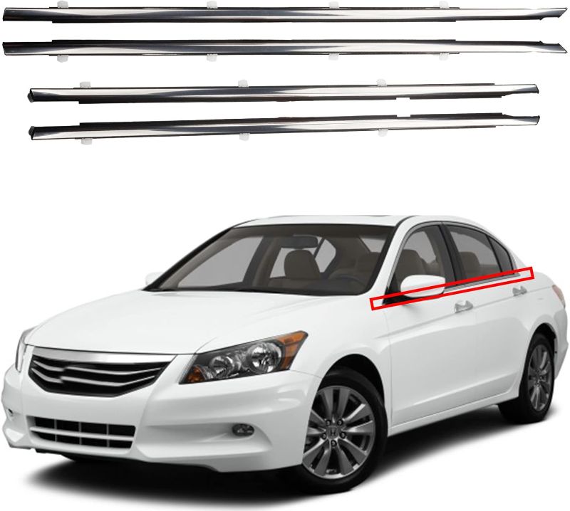 Photo 1 of Dasbecan 4Pcs Weatherstrip Window Seal Chrome Car Window Moulding Trim Compatible with Honda Accord 2008-2012 Replaces#72410-TA0-A01 72450-TA0-A01 72910-TA0-A01 72950-TA0-A01
Visit the Dasbec