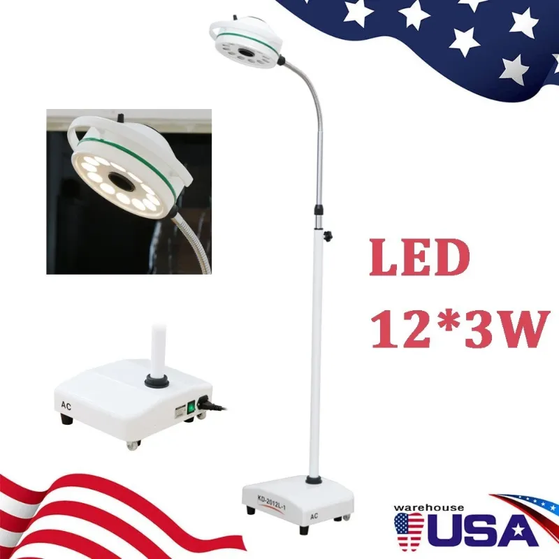 Photo 1 of *PARTS ONLY****12 Holes 36W LED Mobile Surgical Equipmet Medical Examination Light