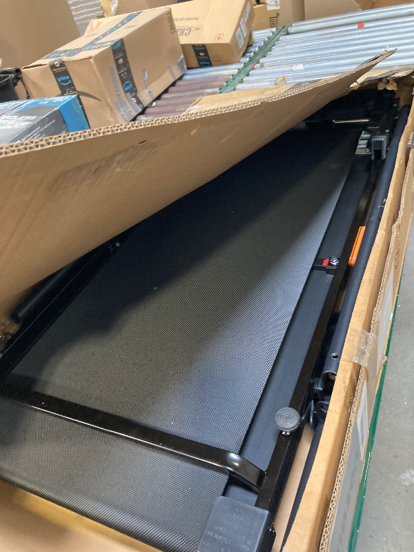 Photo 1 of Walking Pad Treadmill,Under Desk Treadmill with Handle Bar,Foldable Portable Walking