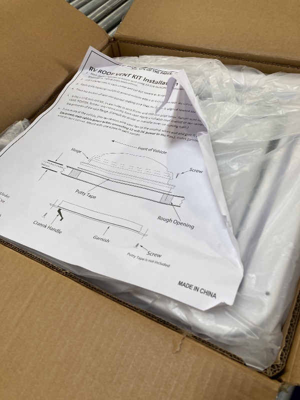 Photo 1 of RV roof vent kit 