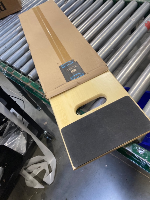 Photo 1 of DMI Transfer Board and Slide Board made of Heavy-Duty Wood for Patient,Senior and Handicap Move Assist and Slide Transfers,FSA and HSA Eligible,Holds up to 735 Pounds,2 Cut Out Handle,32 x 10 x 1