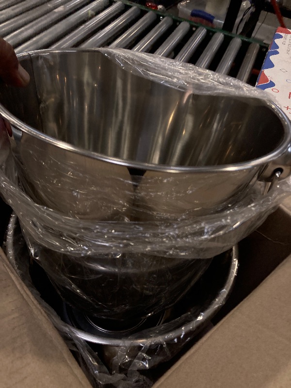 Photo 1 of Siuper Silver 6L/6.34 Quart Ice Bucket 2Pack with Beer Opener for Party, Mimosa Bar Supplies. Stainless-Steel Beverage Tubs for Champagne Wine Cocktails, Metal Drink Cooler Holder Double Handles