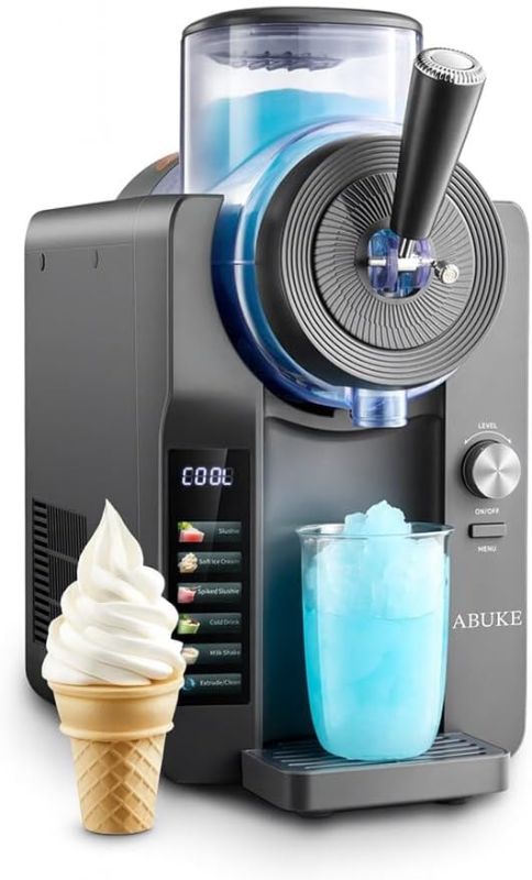 Photo 1 of Frozen Drink Machine - Digital Slushie Maker with Multiple Modes, Ice Cream, Milkshake & Smoothie, 68oz Capacity, Self-Cleaning, Gray