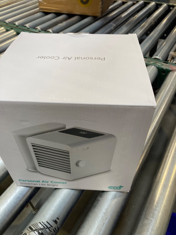 Photo 1 of Portable Air Conditioner Cooling Fan with 1-99 Speeds & 2 Modes, 1000ml WaterTank, Timer Function, 4 in 1 USB C Touchscreen Evaporative Air Cooler with Quiet 7 Color Night Light