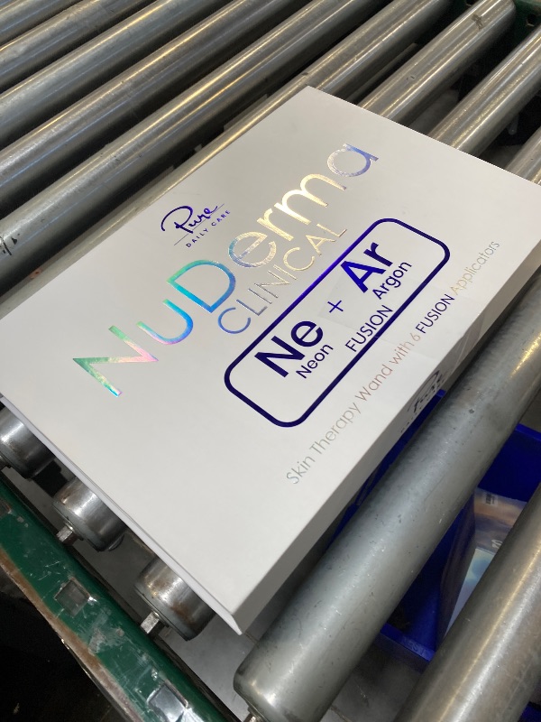 Photo 1 of NuDerma Clinical Skin Therapy Wand - Portable Skin Therapy Machine w 6 Fusion Neon + Argon Wands – Anti Aging - Clarifying - Skin Tightening & Radiance - Wrinkle Reducing