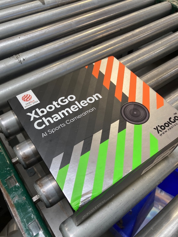 Photo 1 of XbotGo Chameleon AI Auto Sports Action Camera - 4K 60FPS Soccer Camera and Basketball Tracking Camera for Team Sports, Live Streaming, No Subscription, Works with iOS & Android (Lava Graphite)