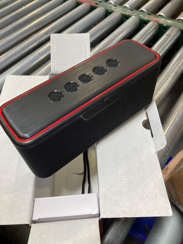 Photo 1 of Monster Shock Plus Bluetooth Speaker, Portable Speaker with 30W Loud Stereo Sound, Bluetooth 5.4, TWS Pairing, 15H Playtime, Support AUX/TF Card, IPX6 Waterproof Wireless Speakers for Home, Outdoor