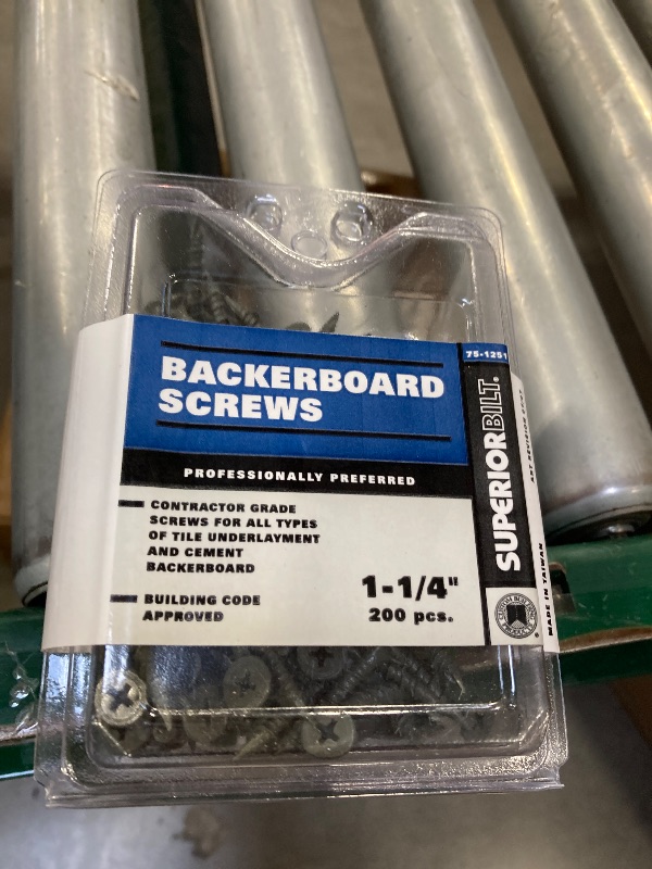 Photo 1 of Backerboard Screws 1-1/4" Box of 200