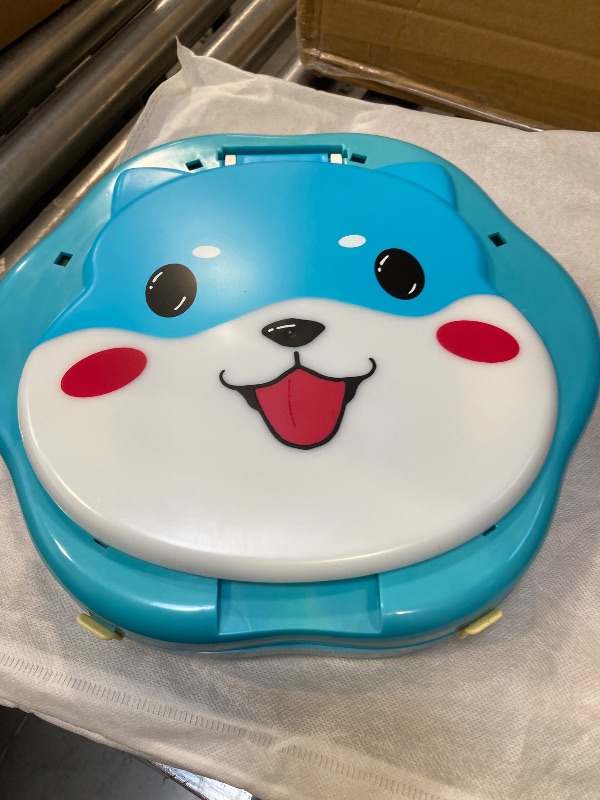 Photo 1 of SunnySmile Travel Potty for Toddler,Portable Toilet for Kids?Potty Training Toilet Seat ?Applicable to Travel?Camping, Outdoor, Indoor?With 45 Potty Bags?Cartoon Design, Children Will Like it More