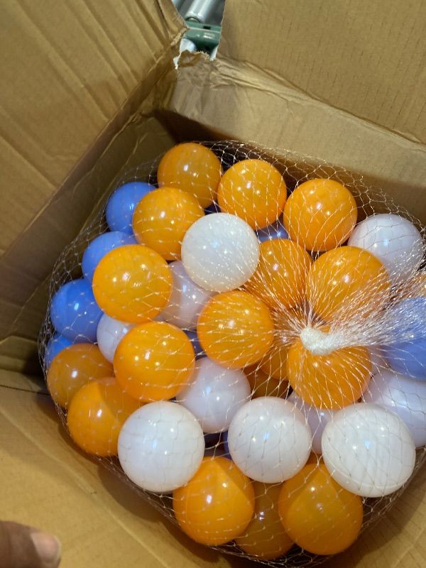 Photo 1 of PlayMaty Ball Pit Balls - 2.16inches Crush Proof Phthalate&BPA Free Plastic Balls for Kids Toddlers and Babys for Playhouse Play Tent Playpen Pool Party Decoration