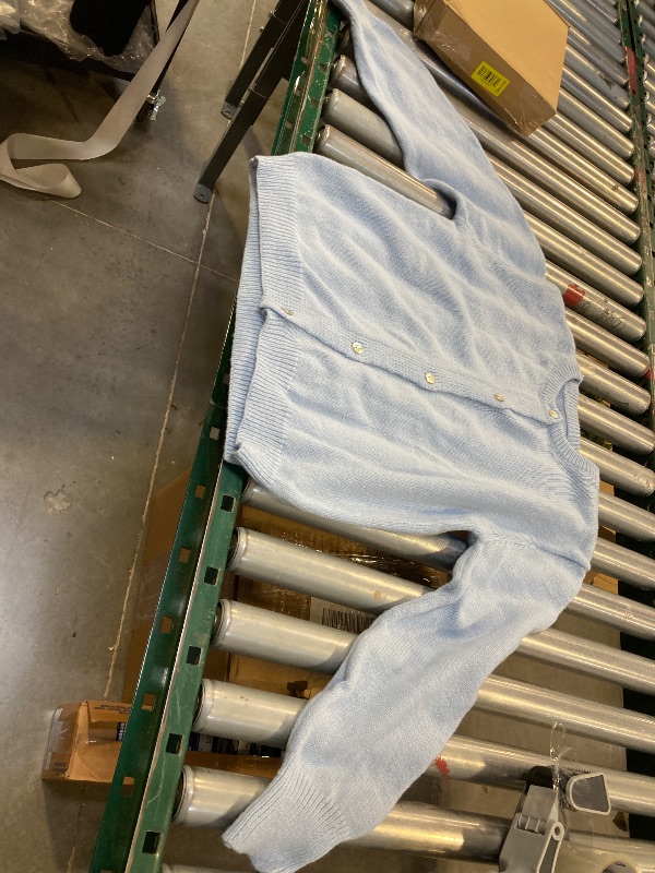 Photo 1 of  Cardigan Sweater Blue Button Long Sleeve Y2K Academia Size M