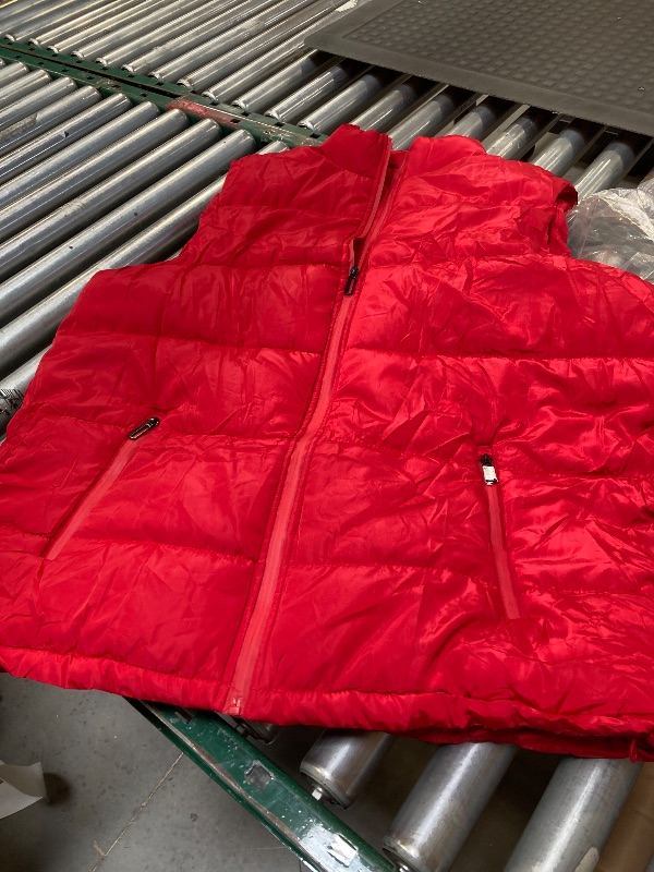 Photo 1 of vintage South Pole red puffer no sleeve  2XL