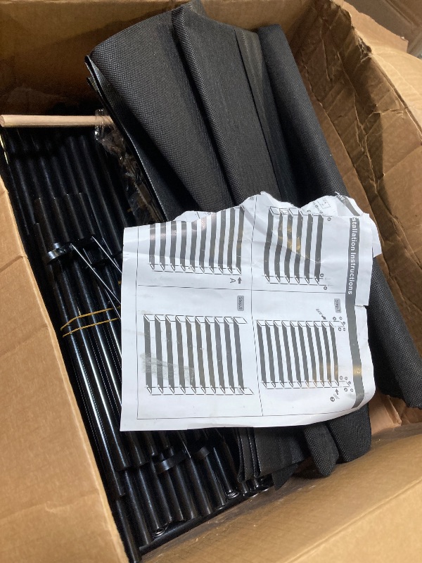 Photo 1 of 10-Tier Shoe Rack, Shoe Storage for Hallway Closet, Slim and Space-Saving, Metal Frame, Non-Woven Fabric Shelves, Black