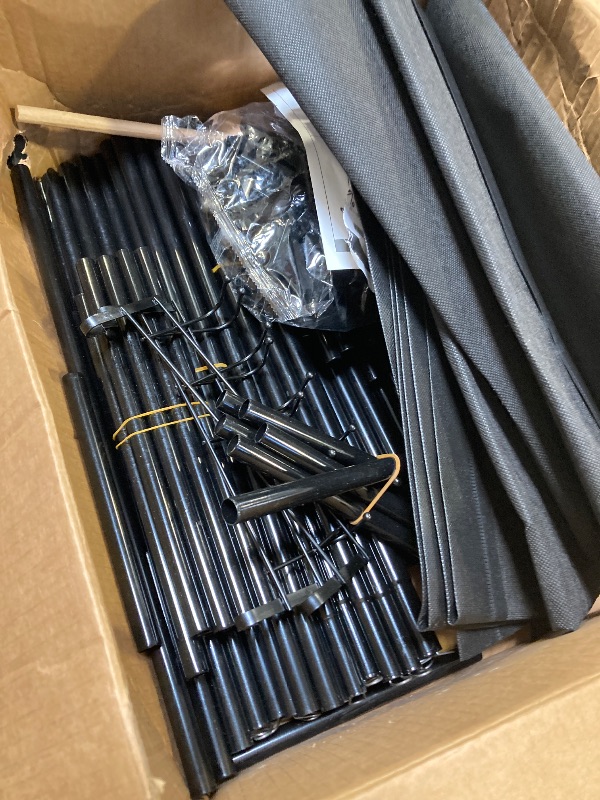 Photo 1 of 10-Tier Shoe Rack, Shoe Storage for Hallway Closet, Slim and Space-Saving, Metal Frame, Non-Woven Fabric Shelves, Black