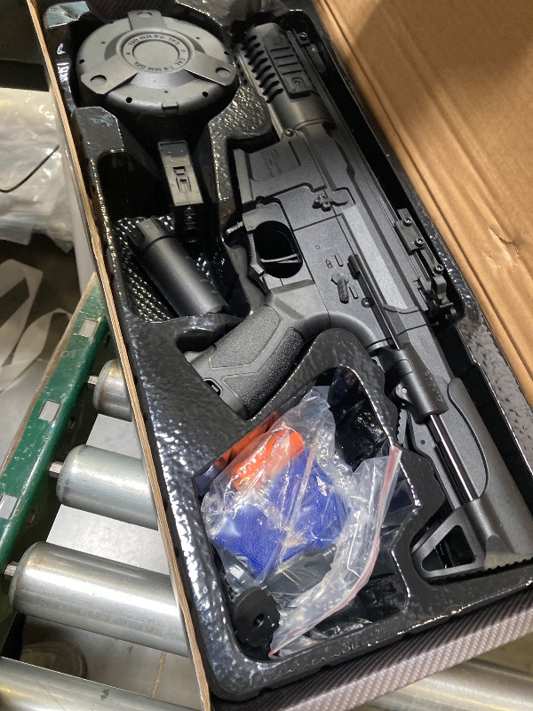 Photo 1 of oy-ARP9,Semi & Full Automatic Modes Splatter-Blaster 280+FPS,120FT for Outdoor Activities Team Games- Ages 14 & Up and Adults with Drum mag