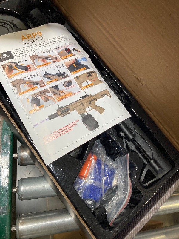 Photo 1 of oy-ARP9,Semi & Full Automatic Modes Splatter-Blaster 280+FPS,120FT for Outdoor Activities Team Games- Ages 14 & Up and Adults with Drum mag
