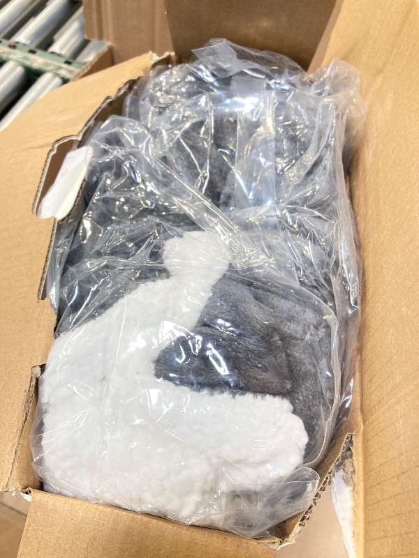 Photo 1 of MISSING POWER CORD ------------------------------Westinghouse Wearable Heated Throw Blanket, Electric Heated Wrap Poncho Shawl with Pockets, 6 Heating Levels & 2 to 10 Hours Time Settings, 50 x 60 Inch, Beige, Grey