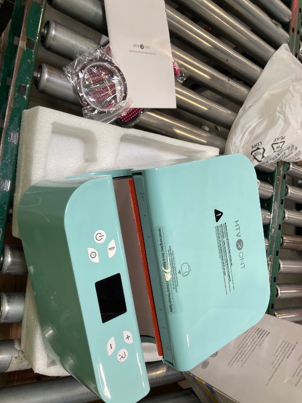 Photo 1 of HTVRONT Auto Tumbler Heat Press Machine - Mug Heat Press Heat Up Fast & Even, Professional Tumbler Press High-Security for 2.95-3.18inch Sublimation Tumblers, Cups, Glasses and Mugs (Blue)
