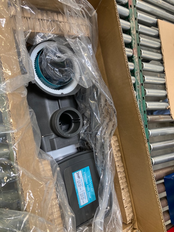 Photo 1 of In/Above Ground Pool Pump, Self Primming High Flow (Dual Speed, 2HP, 5200 GPH, 115V)
