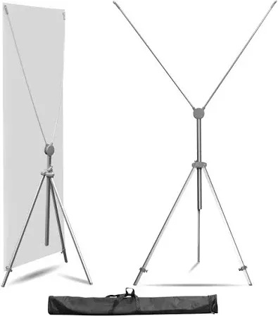 Photo 1 of banner stand 2 pack
