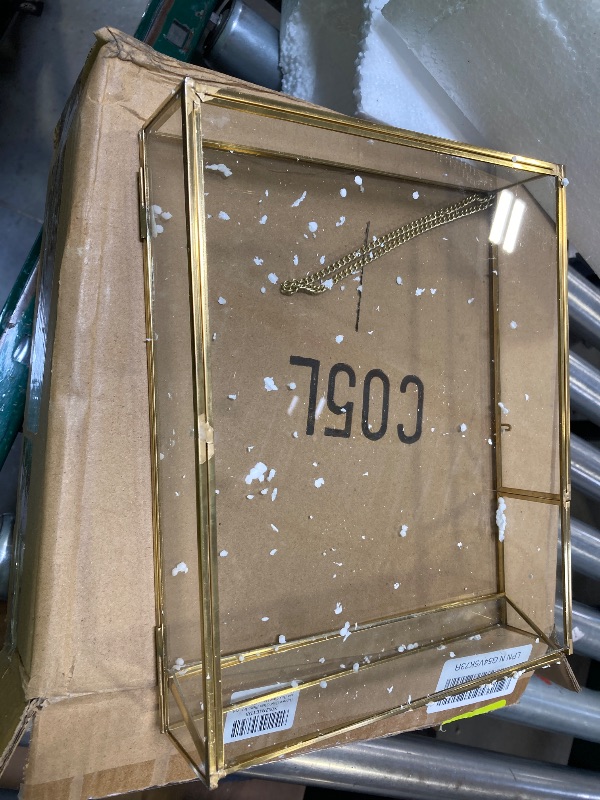 Photo 1 of gold glass photo box