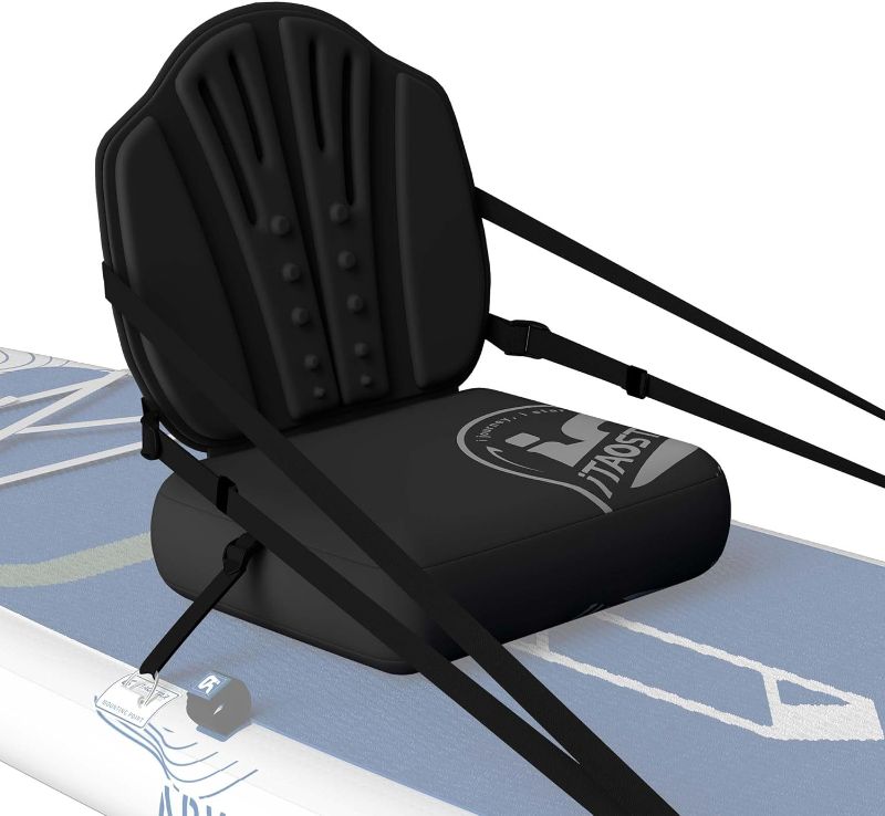 Photo 1 of Inflatable SUP Seat with Backrest - Premium Paddle Board Chair for Surfboard, Kayak & Boat, Comfortable Blow Up Seat for Adults & Kids, Lightweight SUP Accessories for Versatile Use
